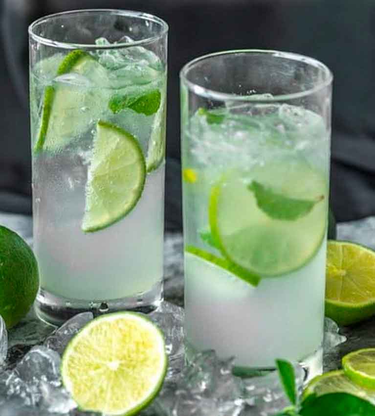 Granita from green tea